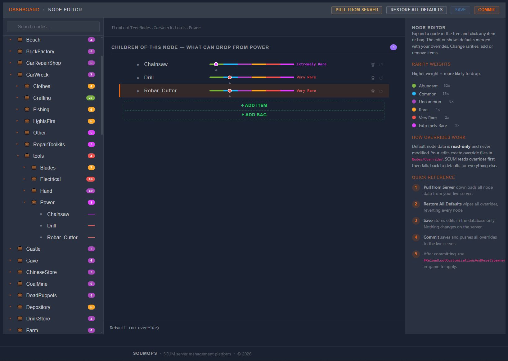Loot Tree Editor